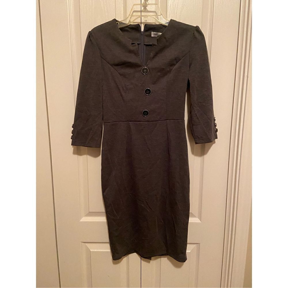 Grace Karin pencil dress 3/4 sleeve